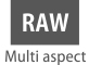 Formát RAW s rôznymi pomermi strán