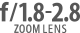 Široká clona v celom rozsahu zoomu