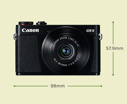PowerShot G9 X pohľad 1