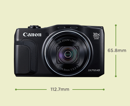Powershot SX710, pohľad 1