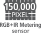 150 000-pixelový merací snímač RGB+IR