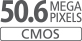 50,6-megapixelový snímač CMOS formátu APS-C