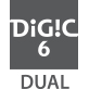 Duálny procesor DIGIC 6