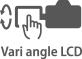 Výklopný displej LCD