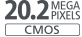 20,2-megapixelový snímač CMOS