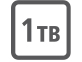 1 TB ukladacieho priestoru