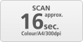 A4 colour document scan speed